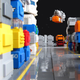 Illustration for article titled Man's first space civilization envisioned in this INCREDIBLE Lego city